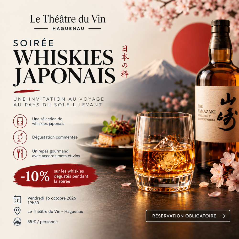 Le 16 10 2026 Repas dégustation à Haguenau Les Whiskies du Pays du soleil levant 01